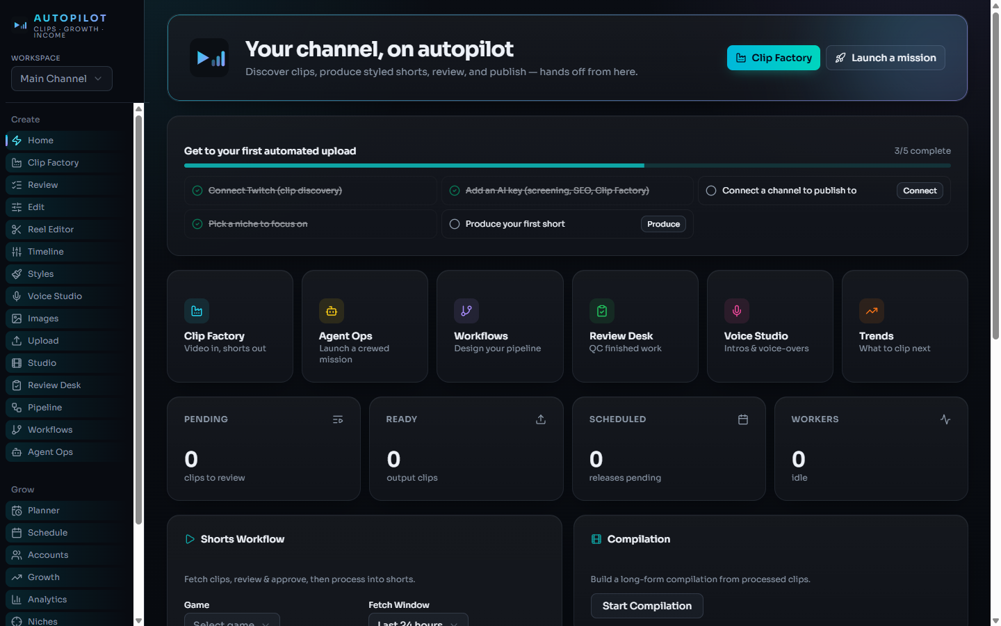 Autopilot for Windows dashboard